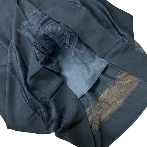 Aidan Mattox Chic Black Cocktail Dress Sleeveless A-Line Fit & Flare Sz 10 - Picture 7 of 14